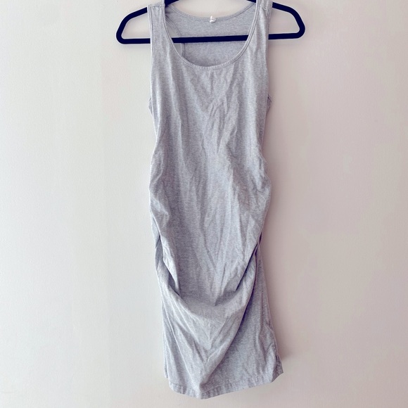 Grey ruched dress, size M - Picture 2 of 2